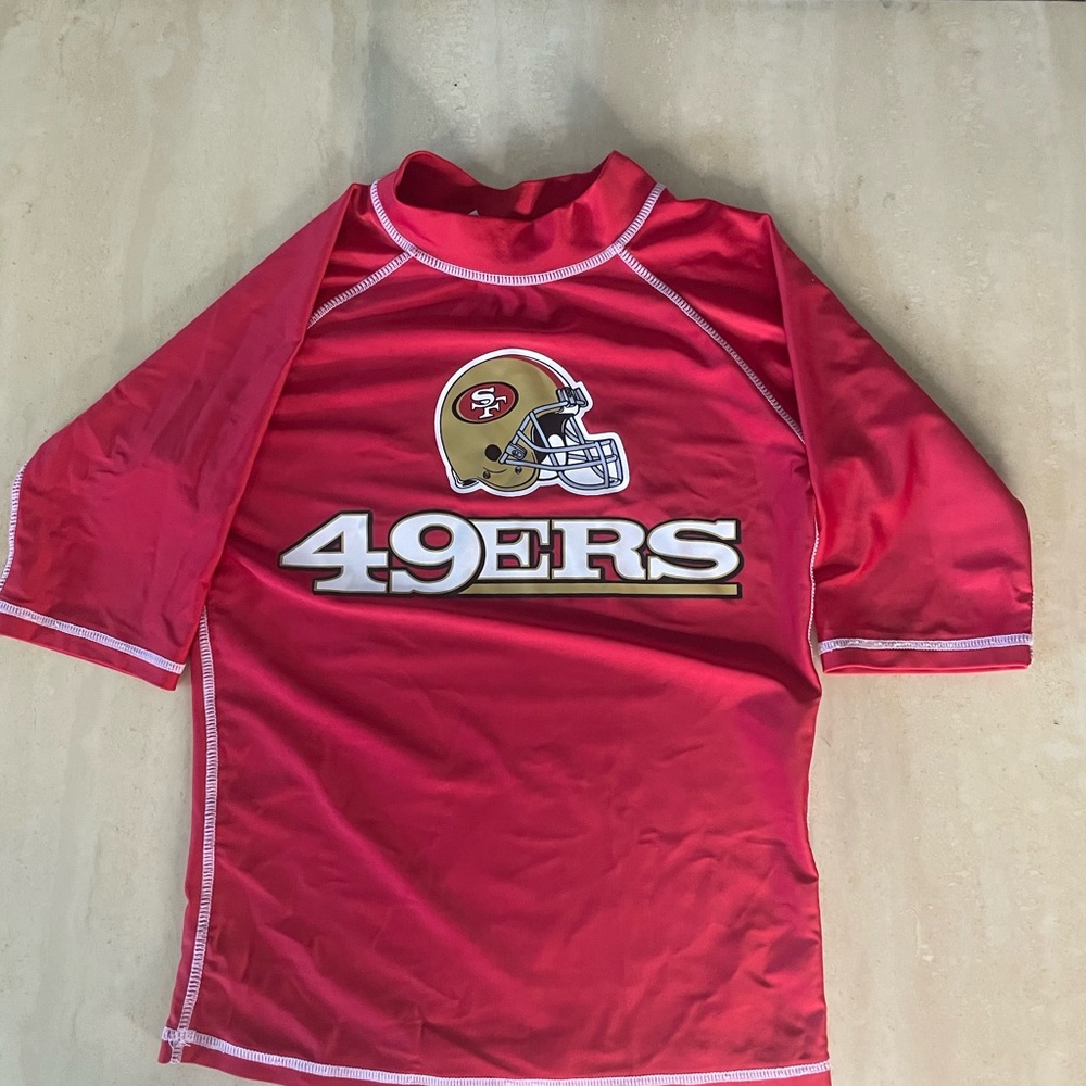 49ers moisture wicking 3/4 sleeve shirt